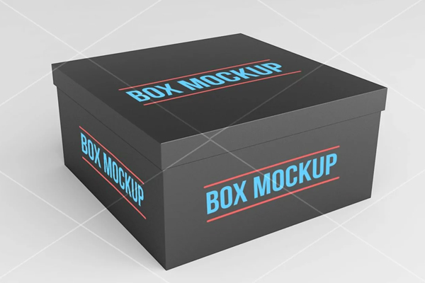 Shoe Square Box Mockup
